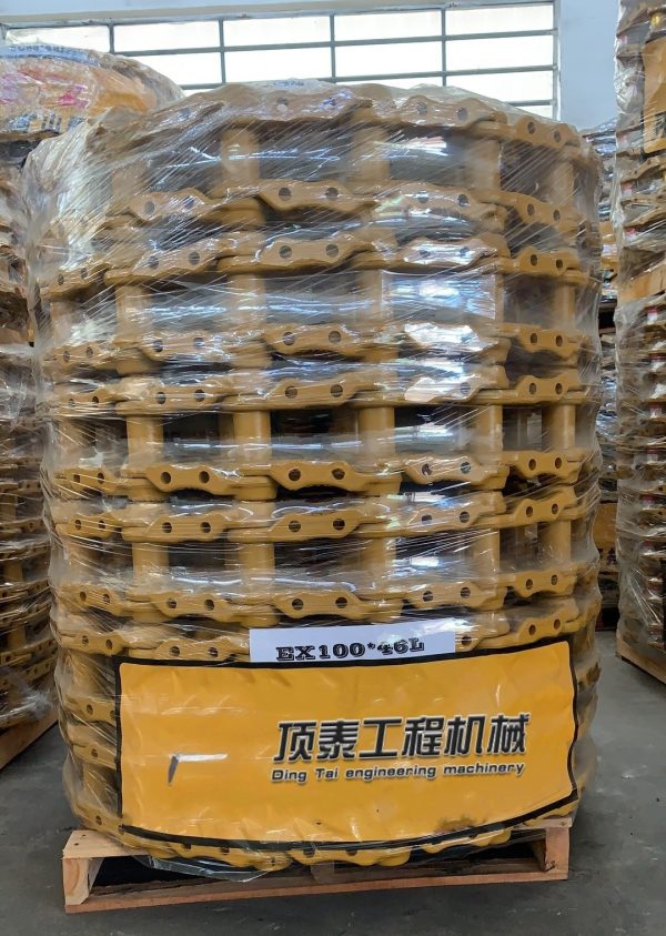 Excavator Undercarriage Spare Parts EX100 Track Chain Track Link Assembly