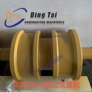 D375 Single And Double Flange Track Roller Bulldozer Undercarriage Parts