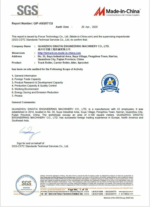 SGS Certification