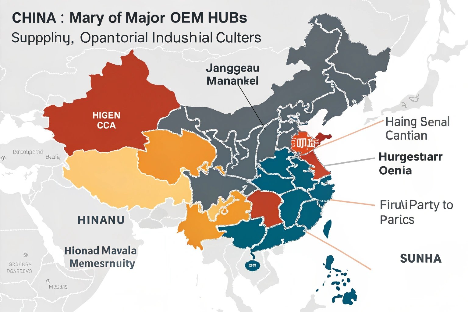 OEM hubs and manufacturing linkages