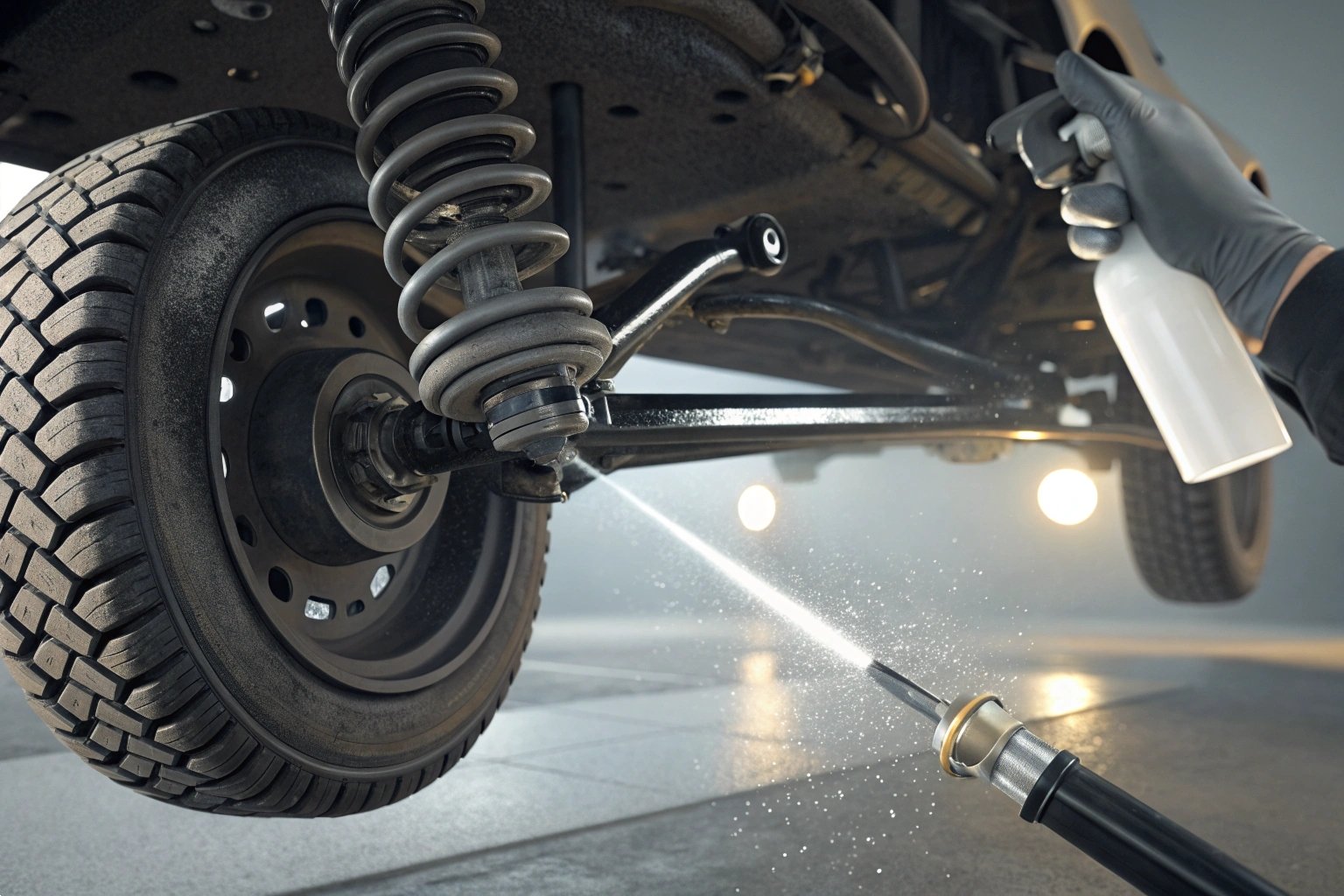 Anti-Rust Coating Treatment for Undercarriage Parts