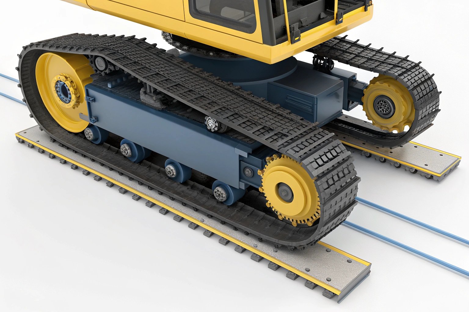 Crawler chassis installation demonstration
