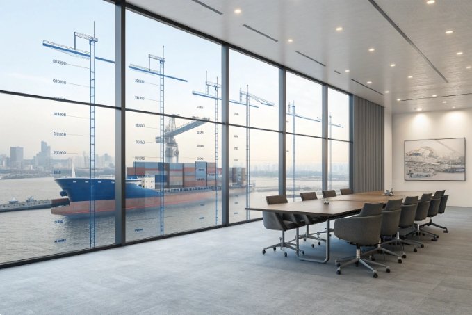 Boardroom with port view