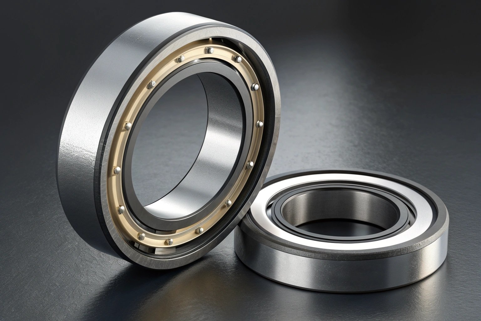 Close-up of Dual Floating Seal and Self-Lubricating Pin Structure