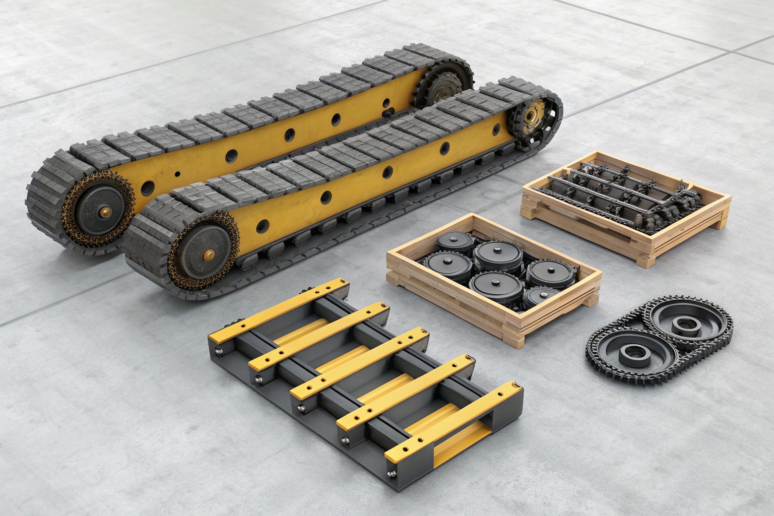 Complete chassis package is packaged and delivered.