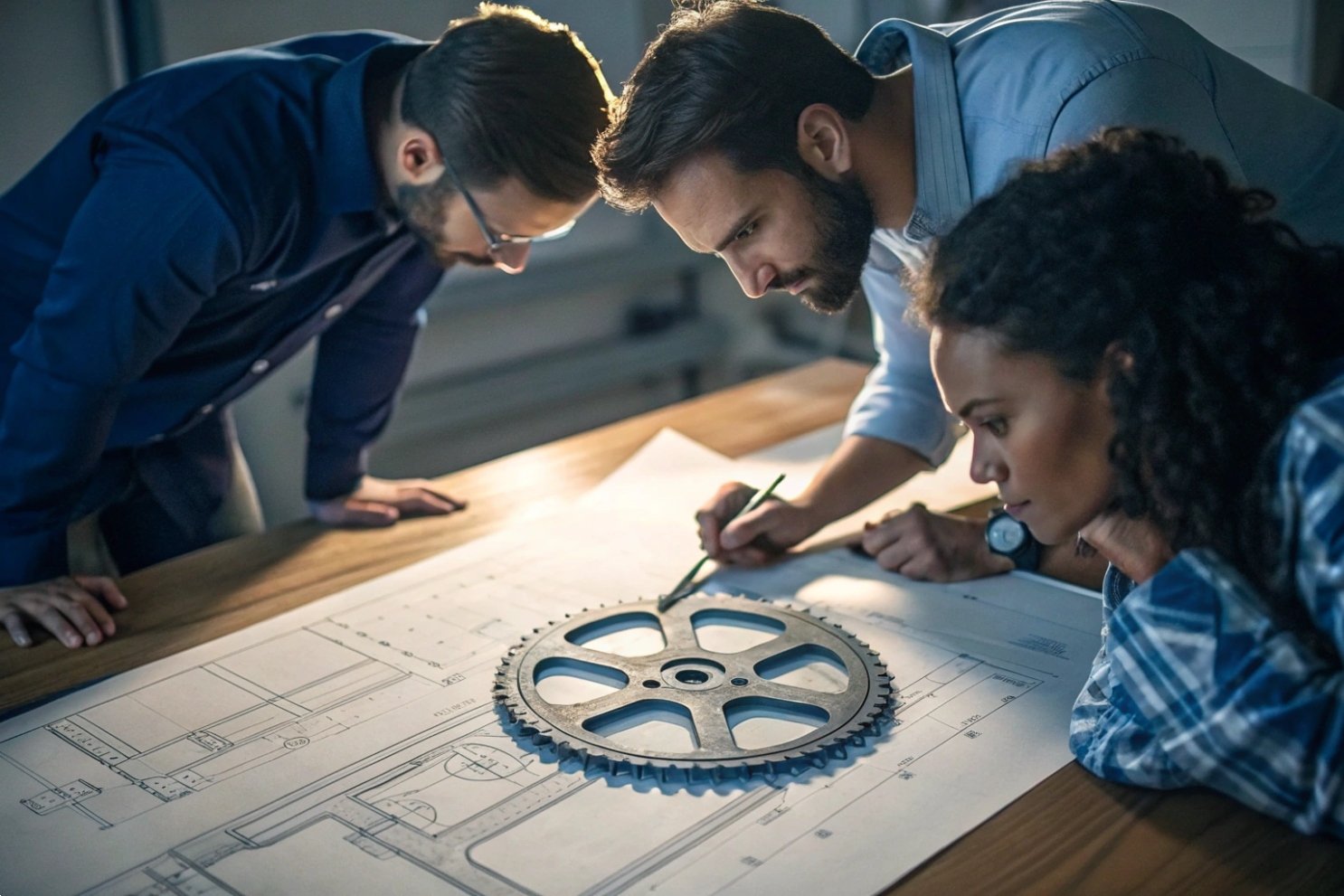 Steel Rolling Mill Conveyor High-temperature steel rolling conveyor system with glowing red heated metal rollers.