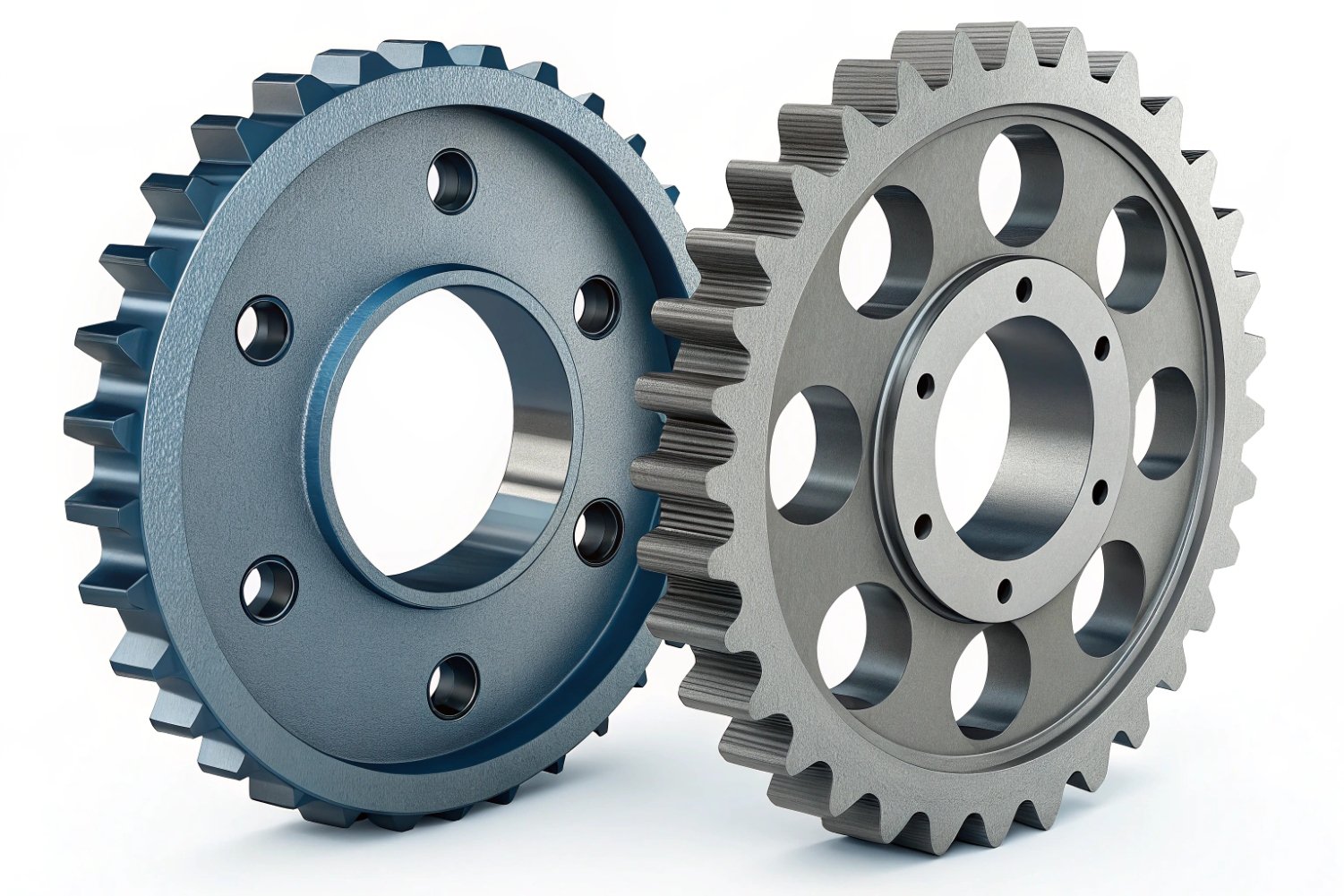 Rubber Track System Model 3D model of a black industrial rubber track with gold sprocket wheels