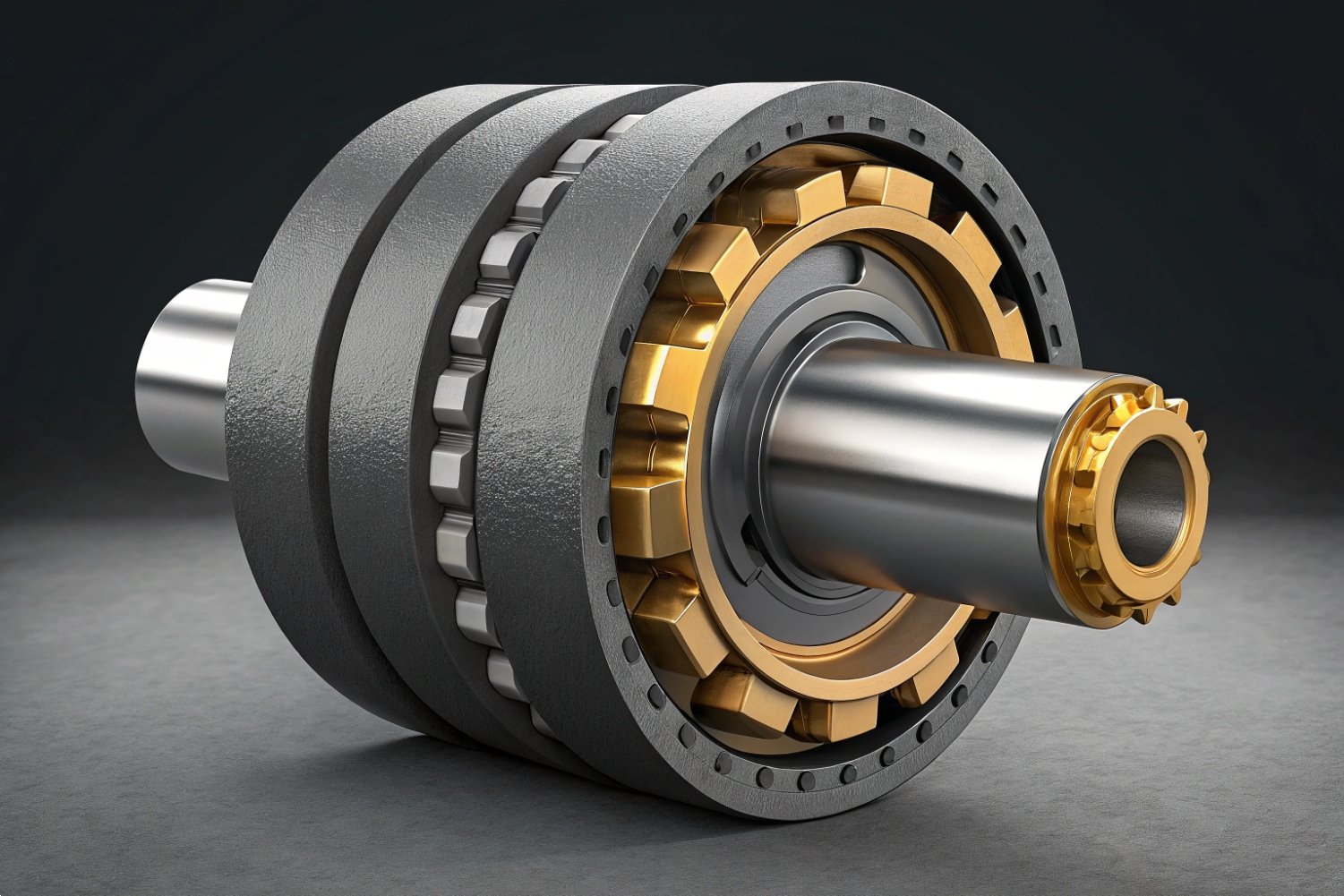 Planetary Gear Bearing Assembly High-performance planetary gear and bearing assembly for heavy-duty industrial machinery applications.